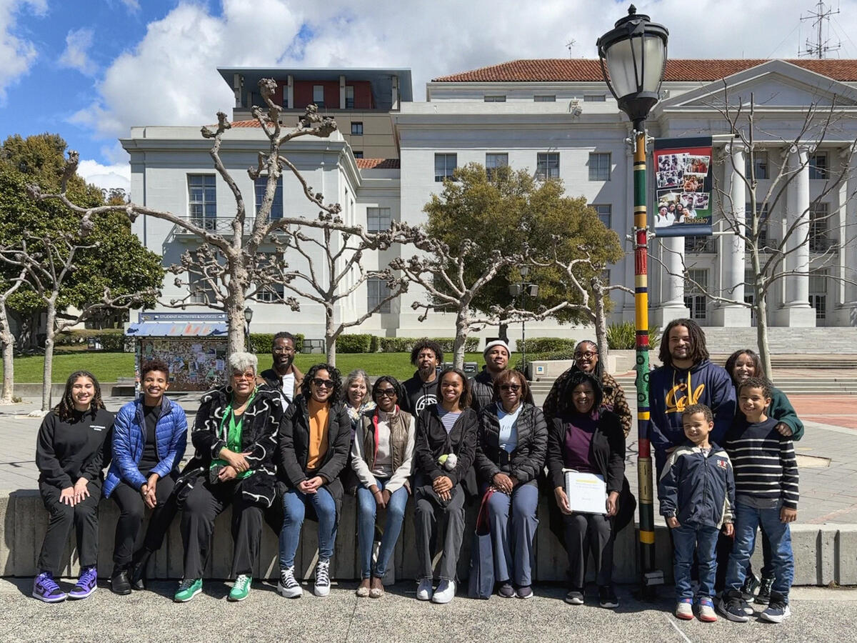 Photo of attendees from a Black History Walking tour